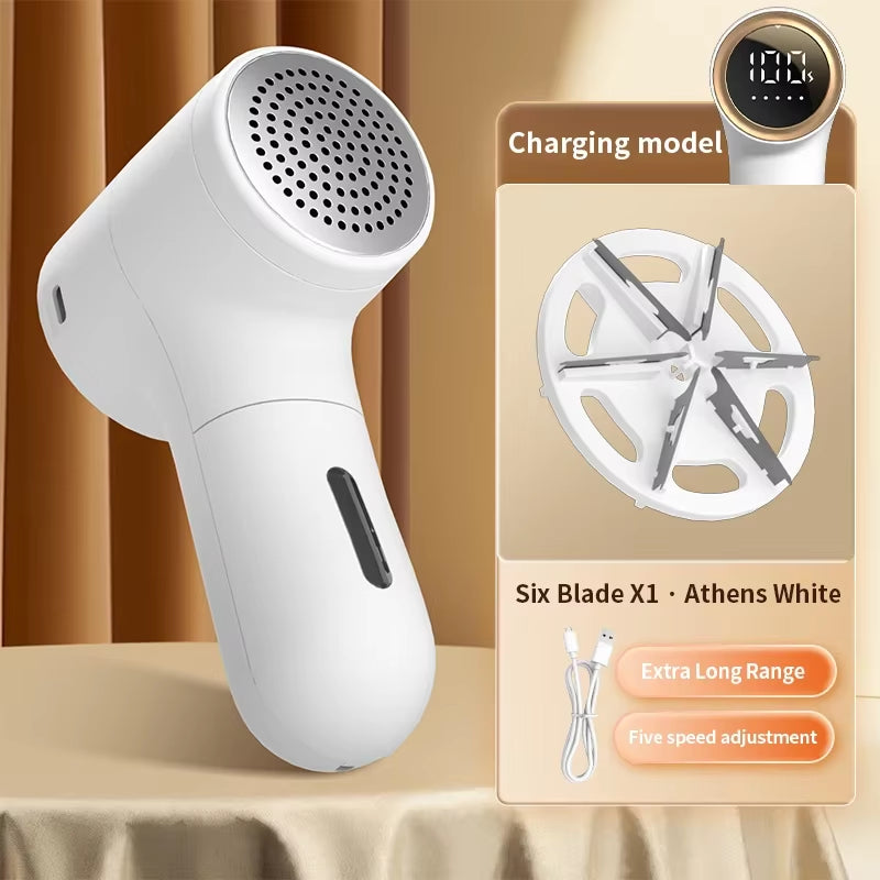 Xiaomi Electric Lint Remover USB Rechargeable Intelligent Digital Display Hairball Trimmer Portable Clothes Shaver 5 Gear Razor