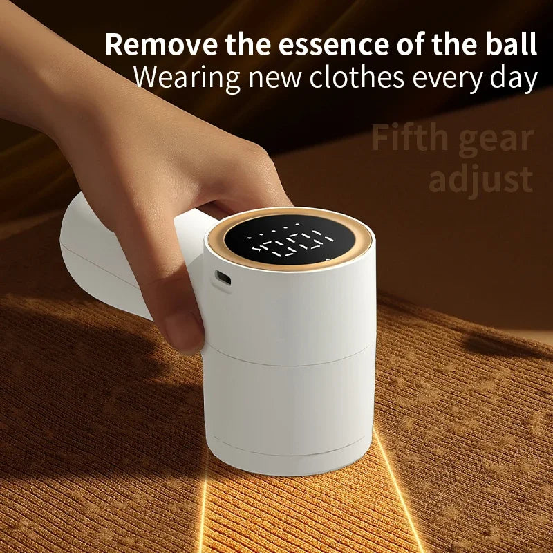 Xiaomi Electric Lint Remover USB Rechargeable Intelligent Digital Display Hairball Trimmer Portable Clothes Shaver 5 Gear Razor