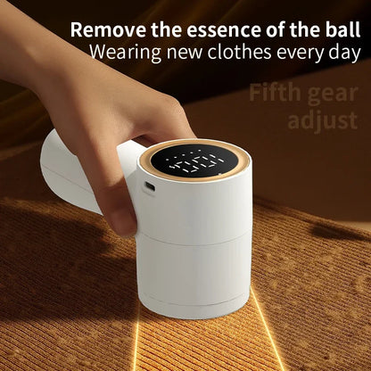 Xiaomi Electric Lint Remover USB Rechargeable Intelligent Digital Display Hairball Trimmer Portable Clothes Shaver 5 Gear Razor